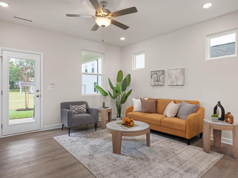 Furnished interior view inside a new home in Gregory Village, Lillington (Image 11).