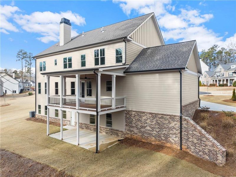 Exterior details and patio area of a home in , Powder Springs (Image 23). Exterior details and patio area of a home in , Powder Springs (Image 23).