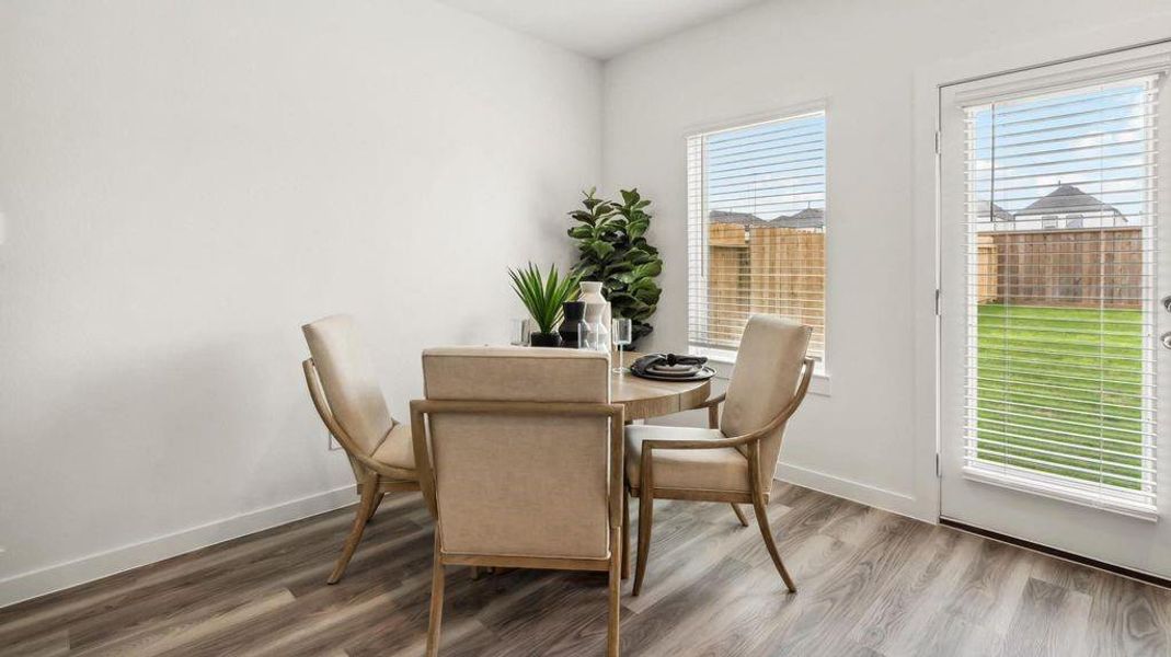 Furnished interior view inside a new home in Mansfield Park, Houston (Image 3). Furnished interior view inside a new home in Mansfield Park, Houston (Image 3).