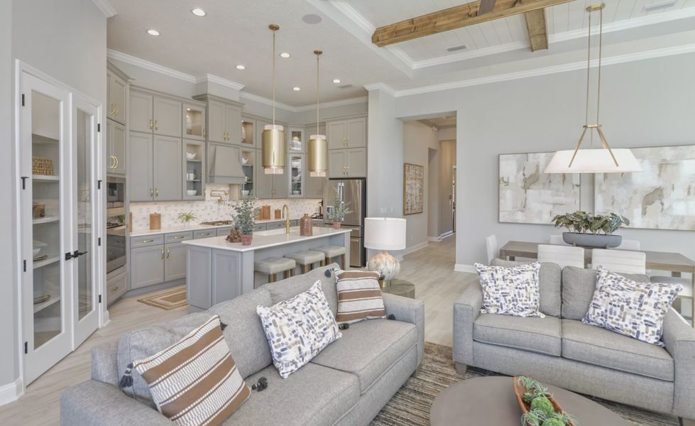 Furnished interior view inside a new home in Courtney Chase, St. Augustine (Image 9). Furnished interior view inside a new home in Courtney Chase, St. Augustine (Image 9).