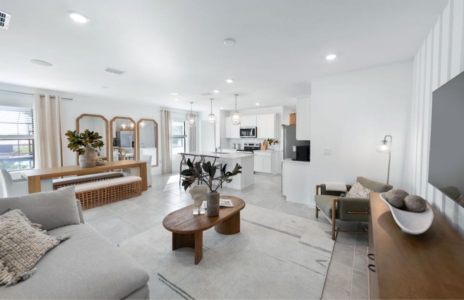 Spacious gathering room