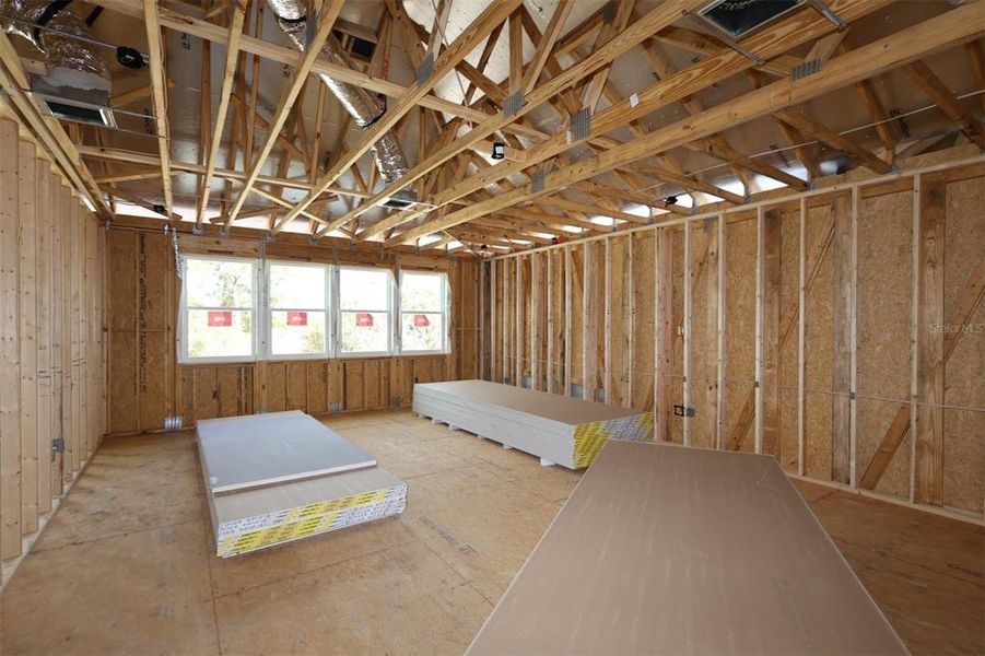 In-progress construction of a new home in Hawk's Overlook, Oviedo, FL (Image 8).