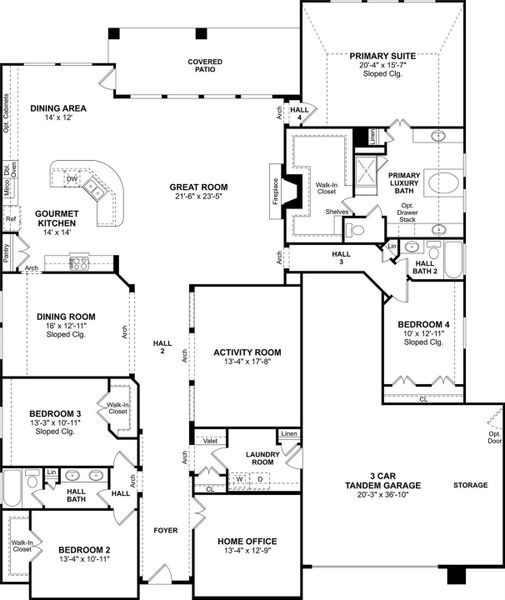 The Hayden floor plan by K. Hovnanian Homes. 1st Floor shown. *Prices, plans, dimensions, features, specifications, materials, and availability of homes or communities are subject to change without notice or obligation. The Hayden floor plan by K. Hovnanian Homes. 1st Floor shown. *Prices, plans, dimensions, features, specifications, materials, and availability of homes or communities are subject to change without notice or obligation.