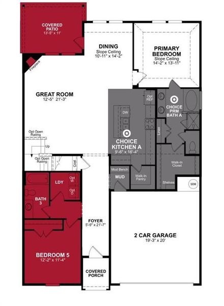 Beazer Homes Lake Pointe at Paloma Creek Rainier floorplan