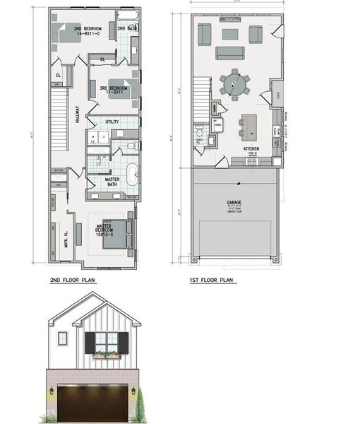 2D floor plan layout of this home in , Houston, TX (Image 3).