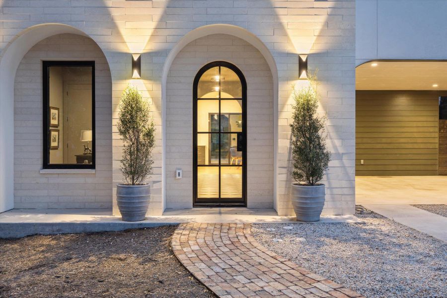 Entrance to property Entrance to property