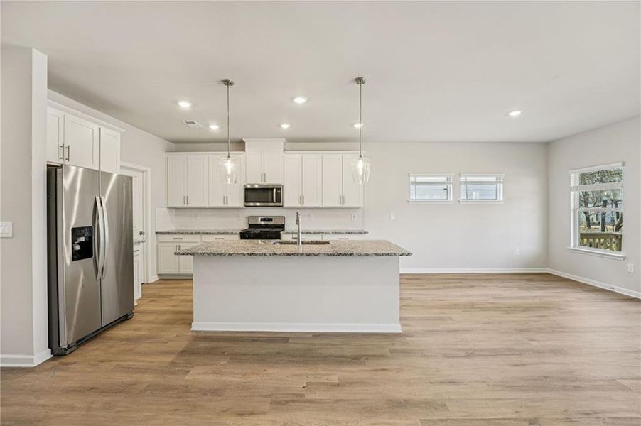 Furnished interior view inside a new home in Westmont Preserve, Powder Springs (Image 20).