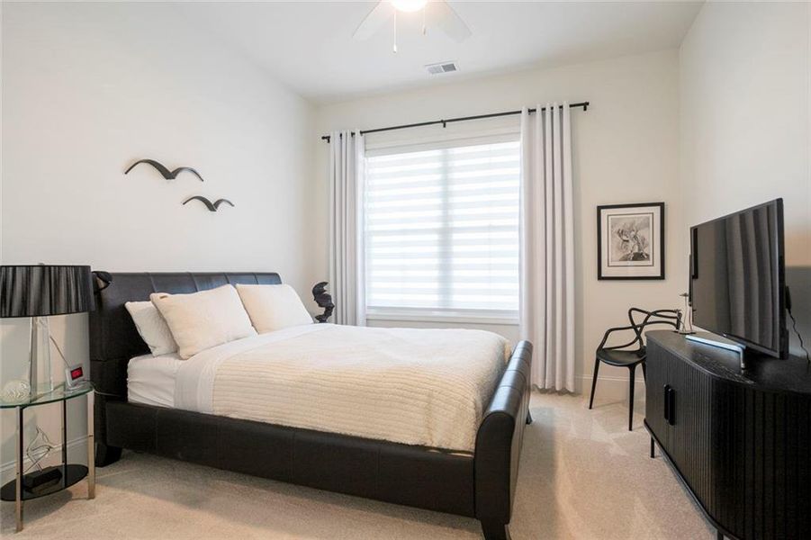 Furnished interior view inside a new home in Courtyards at Traditions, Cumming (Image 18).