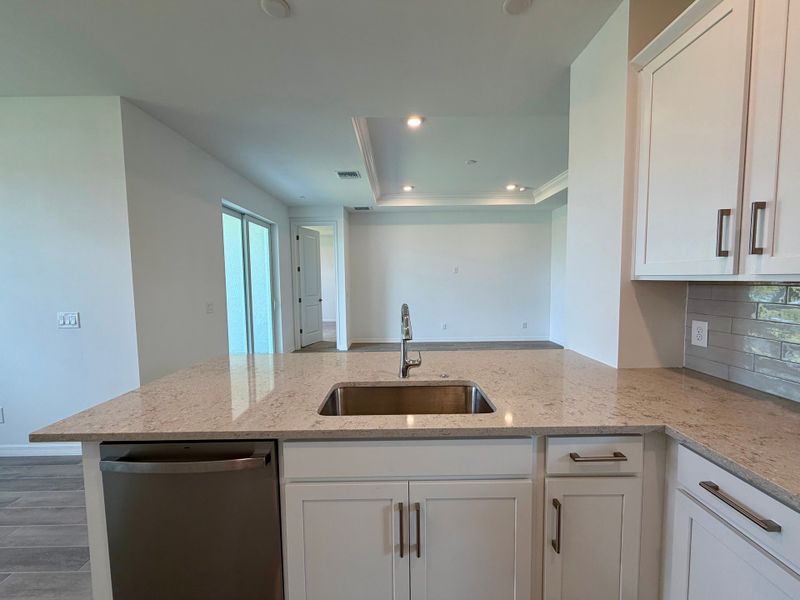 Representative furnished interior of a home built from the Juno by William Ryan Homes in The Sanctuary – Resort Collection, Punta Gorda (Image 13).