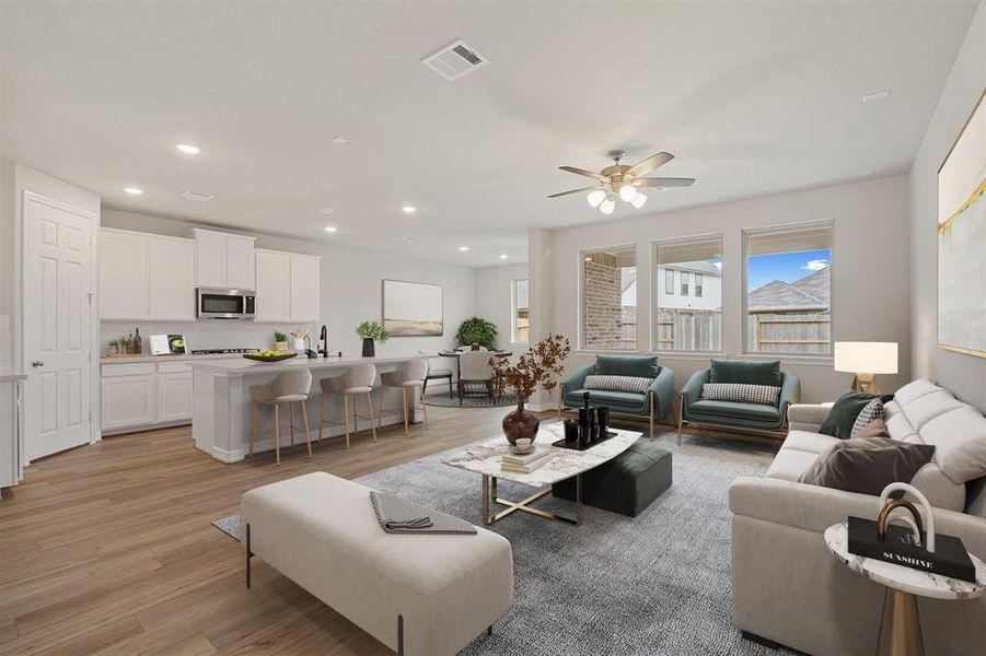 This home boasts a spacious open concept layout that combines the best of modern design and comfort for everyday living.