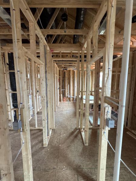 In-progress construction of a new home in Robinson Oaks, Gastonia, NC (Image 25).