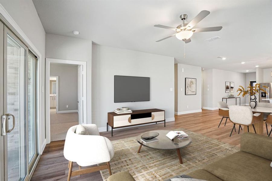 Furnished interior view inside a new home in Stonehaven, Seagoville (Image 12).