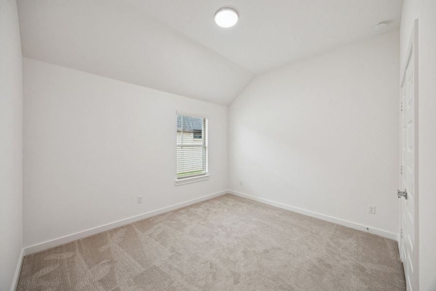 Bedroom in the Gilmour II home plan by Trophy Signature Homes – REPRESENTATIVE PHOTO