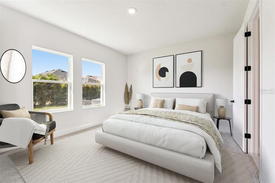 Furnished interior view inside a new home in Waterset Tradition Series, Apollo Beach (Image 7).