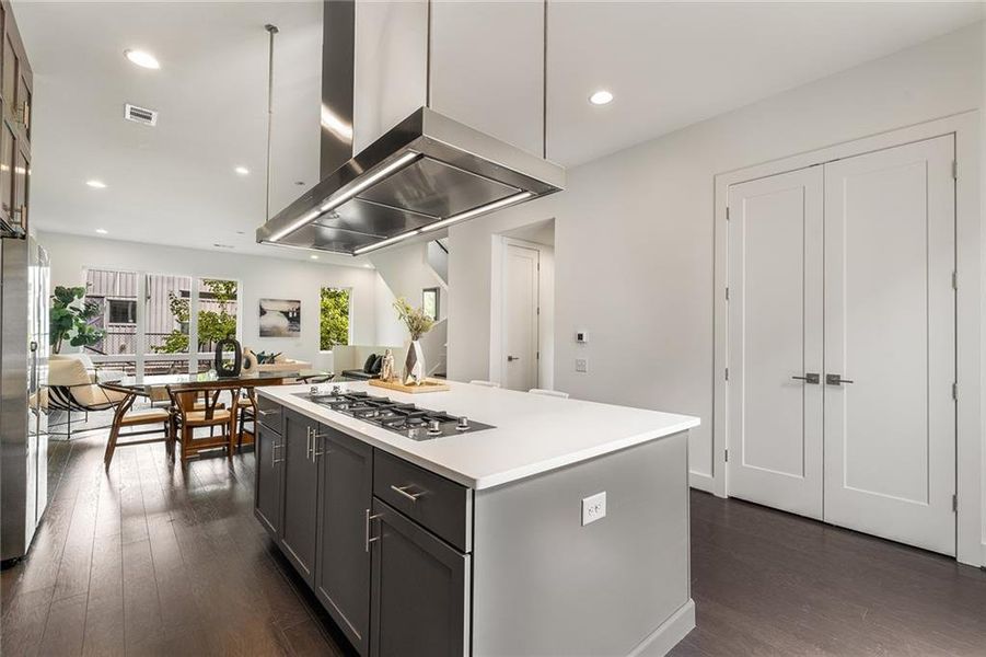 Furnished interior view inside a new home in , Atlanta (Image 16).