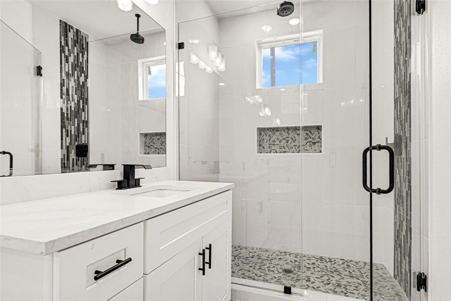 Furnished interior view inside a new home in , Houston (Image 10).