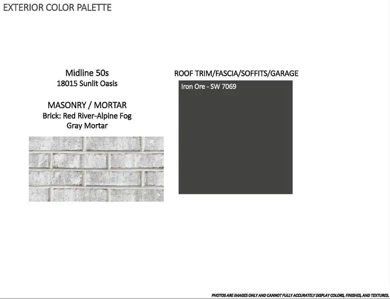 Sample of building materials used in homes in Midline, Webster (Image 3). Sample of building materials used in homes in Midline, Webster (Image 3).