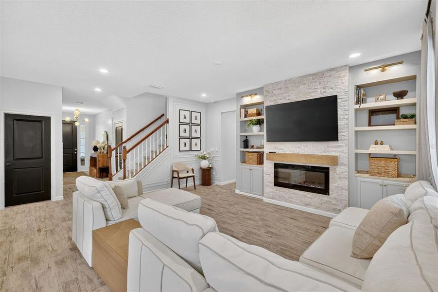 Furnished interior view inside a new home in Summerbrooke, Mount Dora (Image 11).