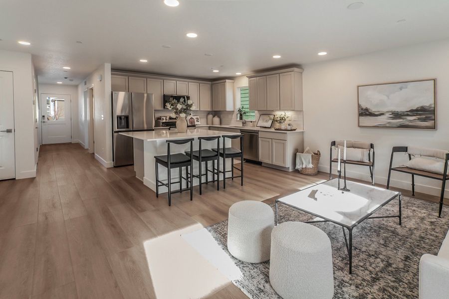 Furnished interior view inside a new home in Prairie Song, Windsor (Image 6).