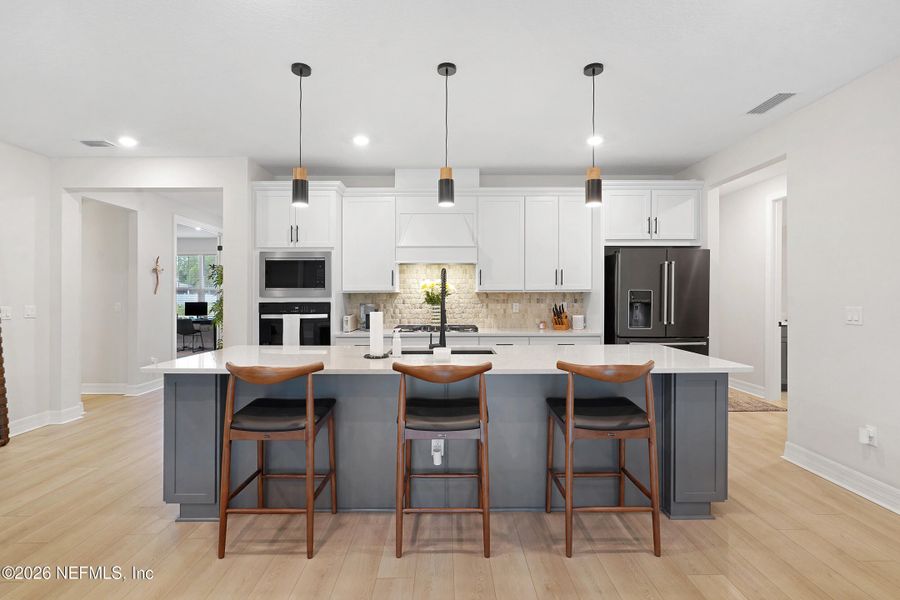 Furnished interior view inside a new home in , Jacksonville (Image 29).