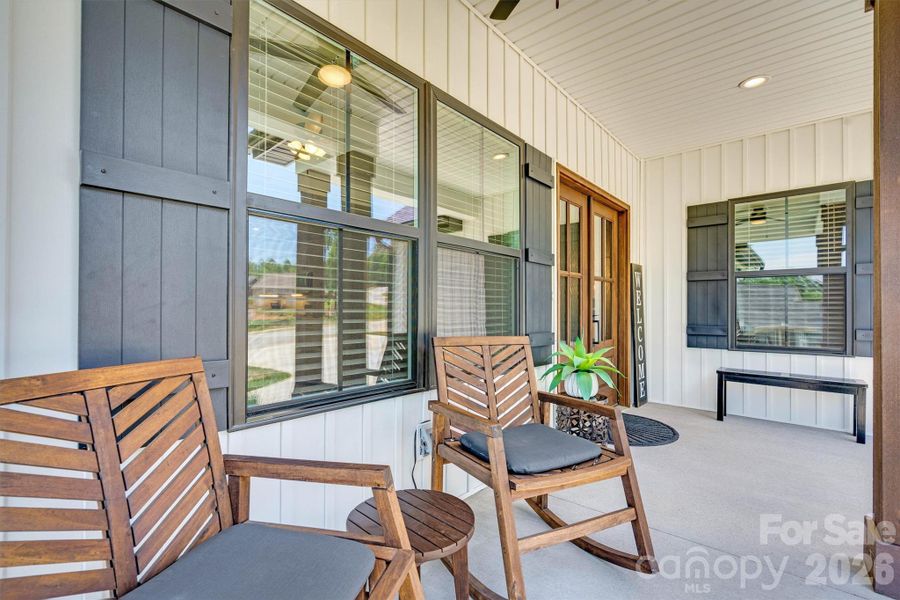Exterior details and patio area of a home in , Lenoir (Image 4).