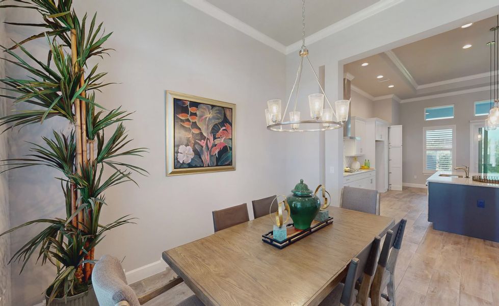 Furnished interior view inside a new home in Verona Oceanside, Ormond Beach (Image 15).