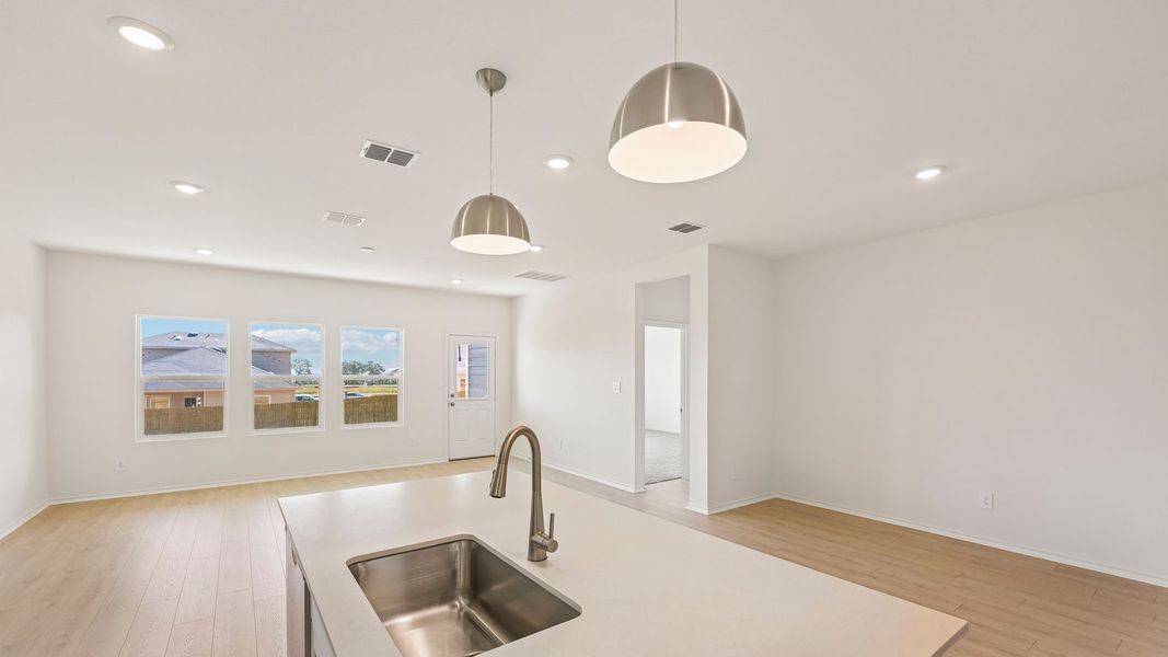 Furnished interior view inside a new home in Valverde, Bastrop (Image 9).