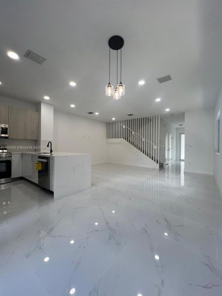 Furnished interior view inside a new home in , Miami (Image 14). Furnished interior view inside a new home in , Miami (Image 14).