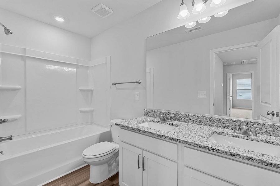 Furnished interior view inside a new home in Hanes Lake, Winston-Salem (Image 13).