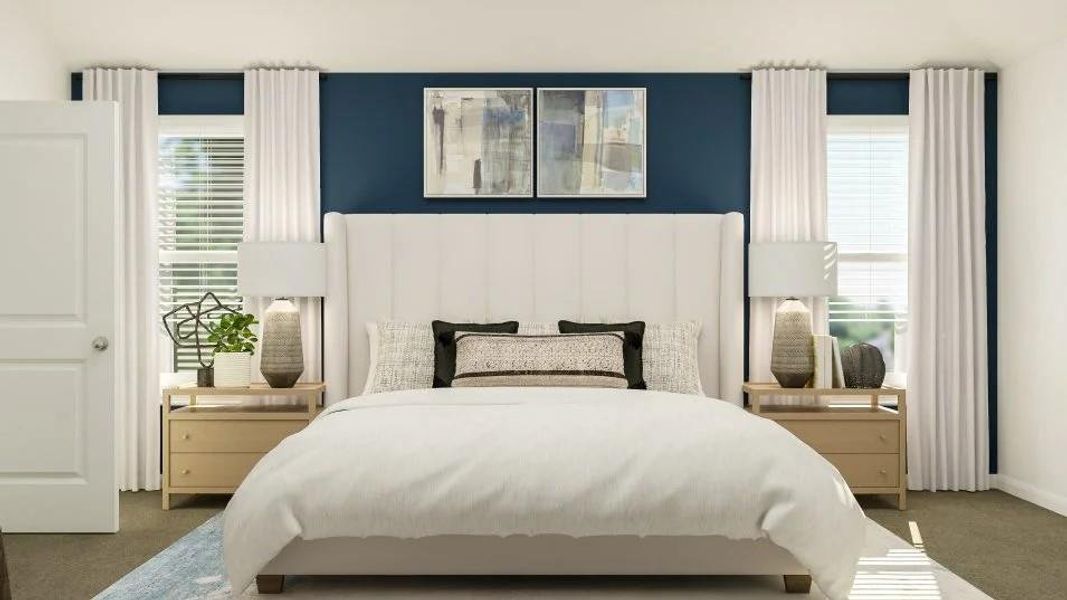 Furnished interior view inside a new home in , Pflugerville (Image 18).