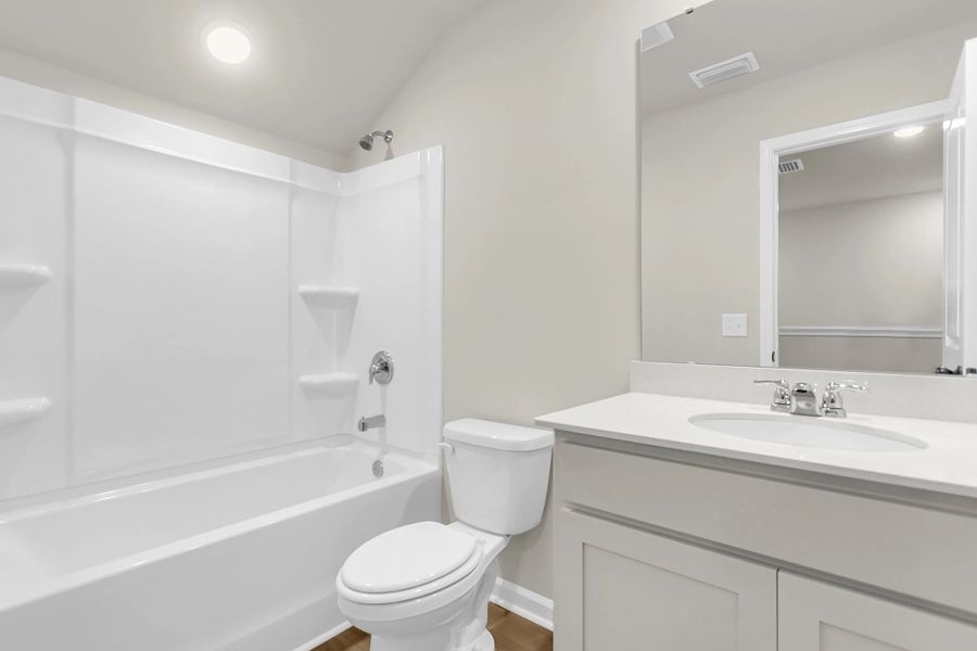 Similar Palmetto floorplan for inspiration - features and finishes vary