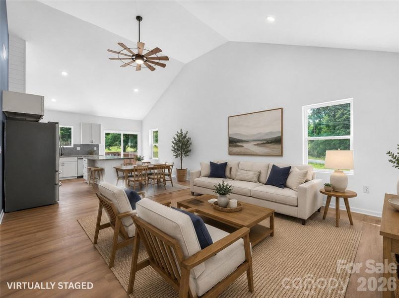 Furnished interior view inside a new home in , Cherryville (Image 16).