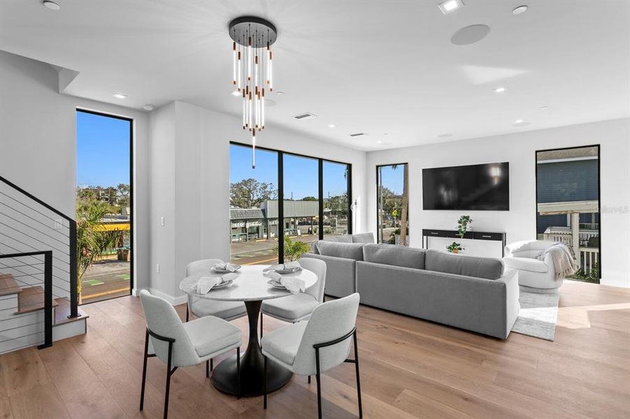 Furnished interior view inside a new home in , Indian Rocks Beach (Image 10). Furnished interior view inside a new home in , Indian Rocks Beach (Image 10).
