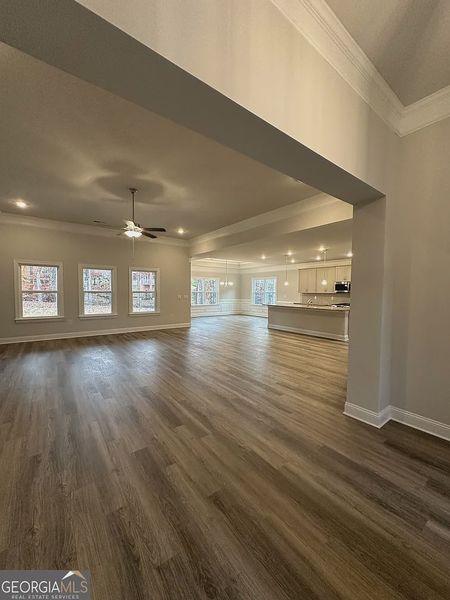Spacious, unfurnished interior of a new home in Mirror Lake at South Harbour, Villa Rica (Image 10).