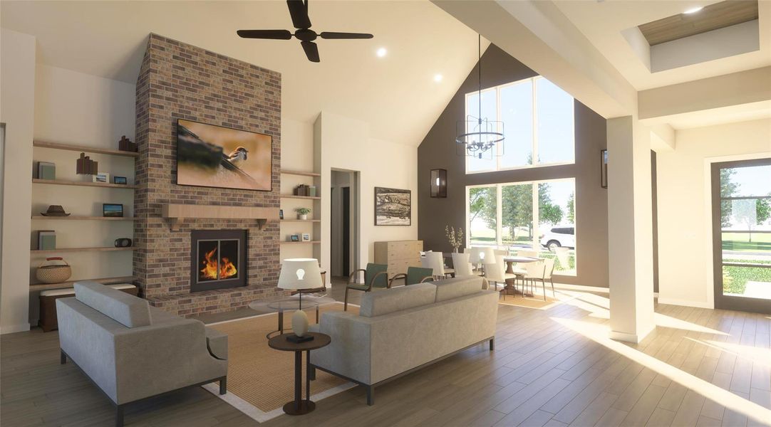 Furnished interior view inside a new home in , College Station (Image 7).