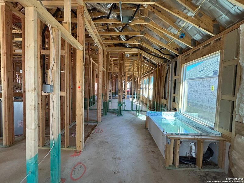 In-progress construction of a new home in Saddlebrook Ranch, Schertz, TX (Image 9).