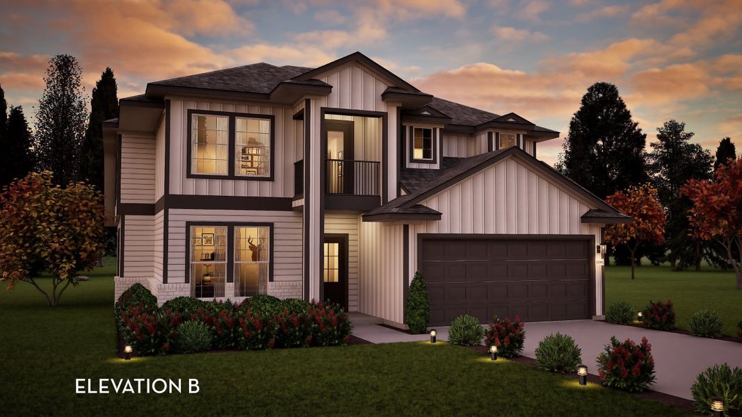 Representative exterior photo of a completed home built from the Silverthorne by CastleRock Communities in Dorris Farm, White House, TN (Image 2).