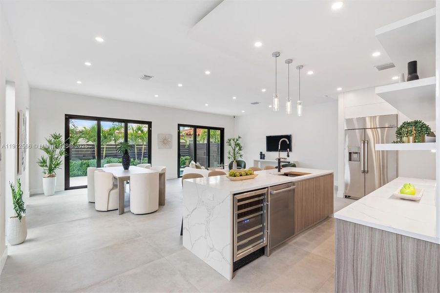 Furnished interior view inside a new home in , Fort Lauderdale (Image 15).
