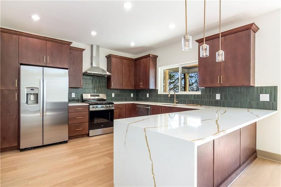 Furnished interior view inside a new home in , Ellijay (Image 35).