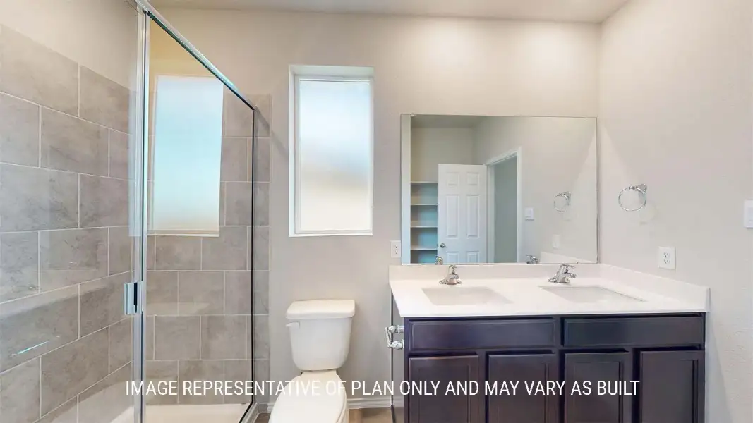 Furnished interior view inside a new home in The Terrace Duplexes, Temple (Image 9).