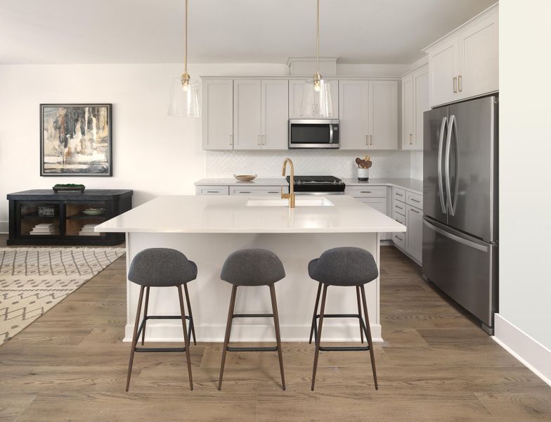Furnished interior view inside a new home in , Ravenel (Image 2).