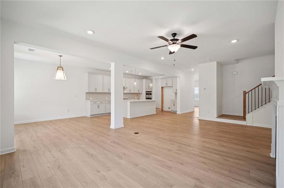Spacious, unfurnished interior of a new home in Arbors at Richland Creek, Buford (Image 25).