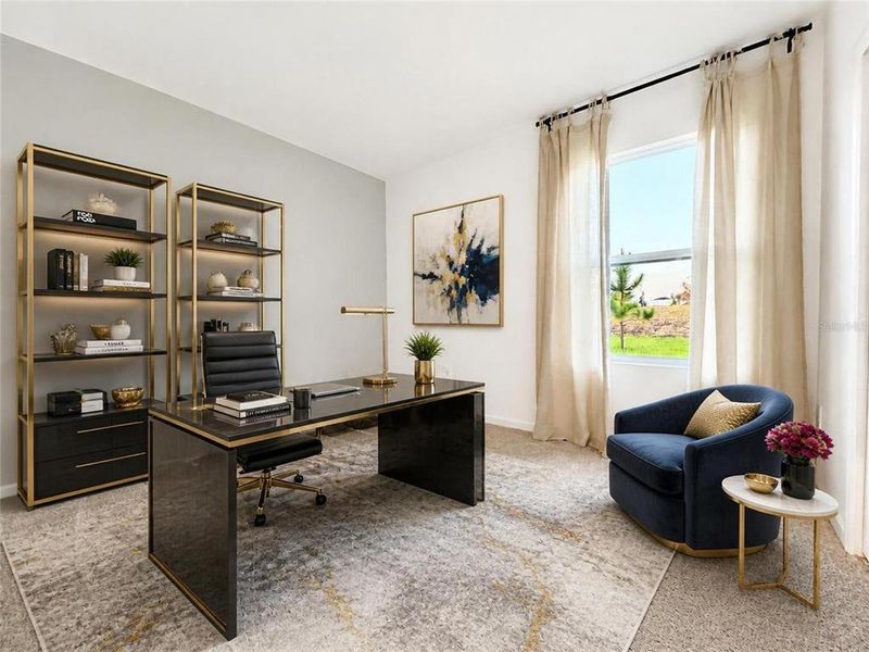 Furnished interior view inside a new home in , Groveland (Image 19).