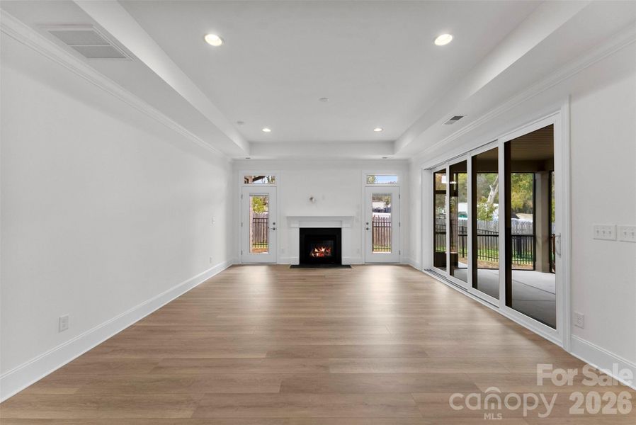 Spacious, unfurnished interior of a new home in The Courtyards on New Hope, Gastonia (Image 22). Spacious, unfurnished interior of a new home in The Courtyards on New Hope, Gastonia (Image 22).