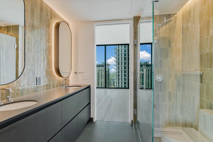Furnished interior view inside a new home in The Modern Austin Residences, Austin (Image 4).