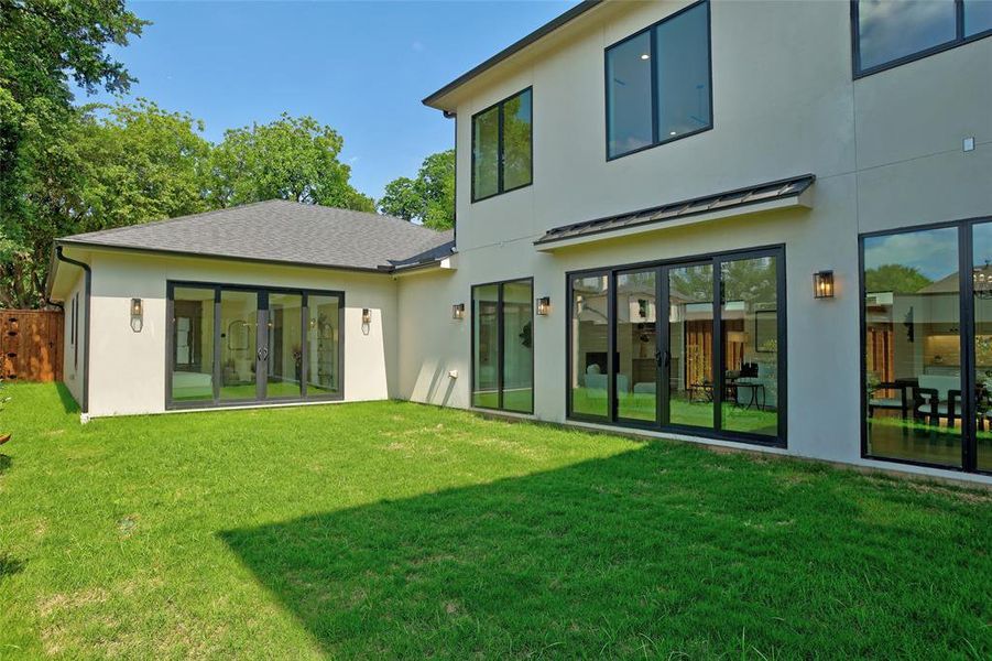 Exterior details and patio area of a home in , Dallas (Image 27). Exterior details and patio area of a home in , Dallas (Image 27).