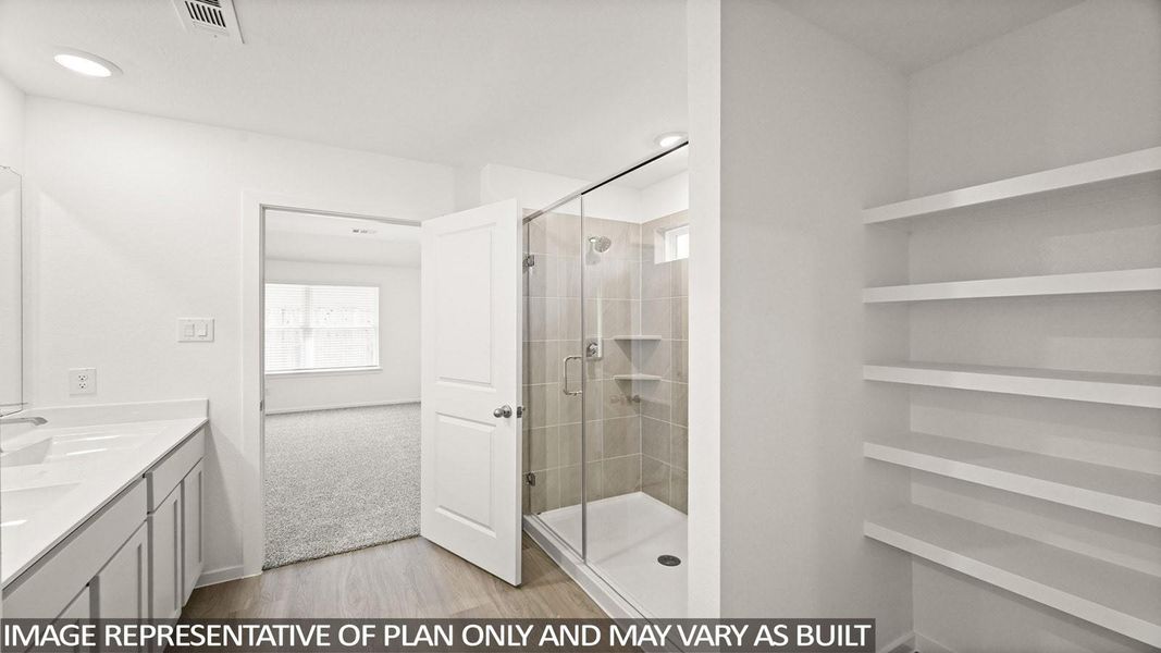 Furnished interior view inside a new home in , Crosby (Image 6).