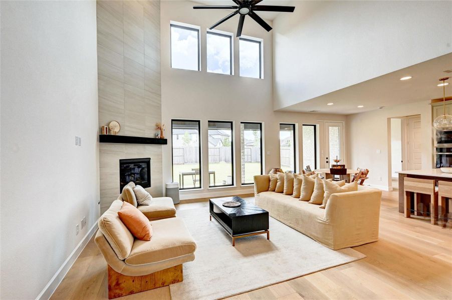 Furnished interior view inside a new home in , Fulshear (Image 29).
