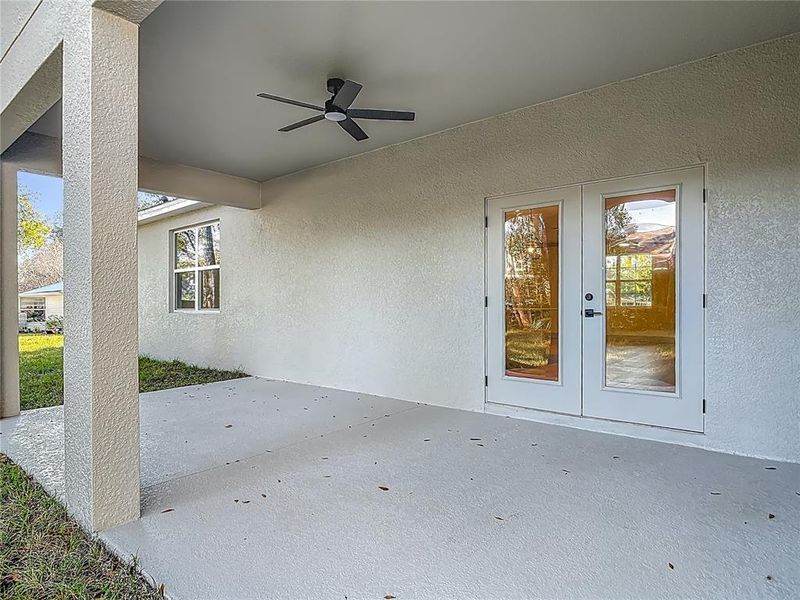 Exterior details and patio area of a home in , Lake Helen (Image 19). Exterior details and patio area of a home in , Lake Helen (Image 19).