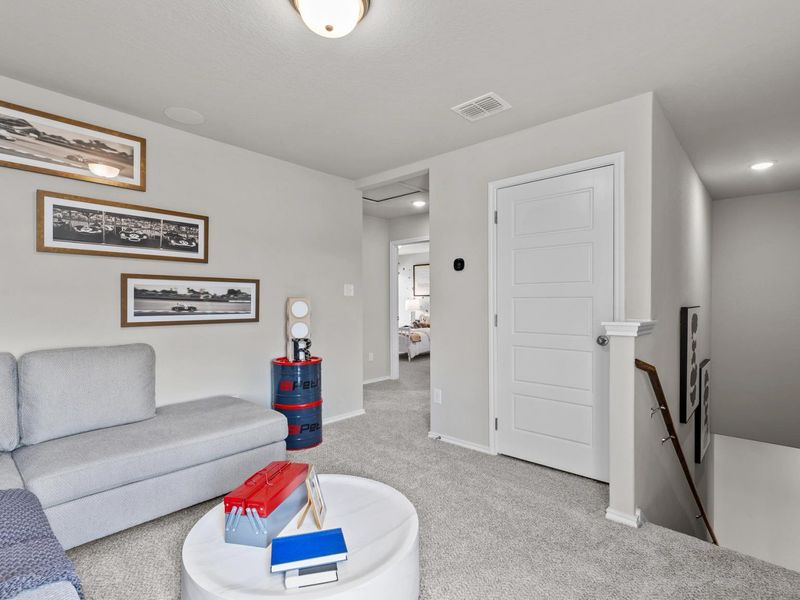 Representative furnished interior of a home built from the The Summit A by Davidson Homes LLC in Morgan Meadows, San Antonio (Image 33). Representative furnished interior of a home built from the The Summit A by Davidson Homes LLC in Morgan Meadows, San Antonio (Image 33).